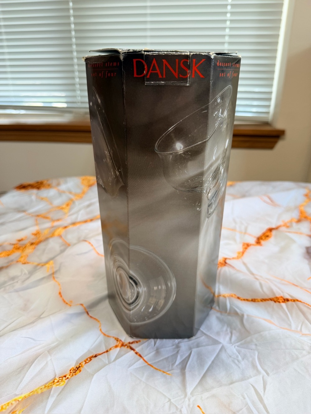 Dansk Dessert stem set of 4